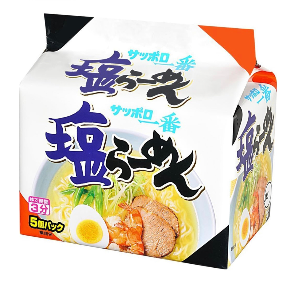 Sapporo Ichiban Salt Ramen 5x1